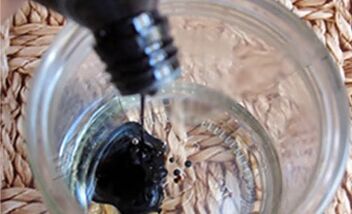 Birch Tar aus Parasiten am Kierper